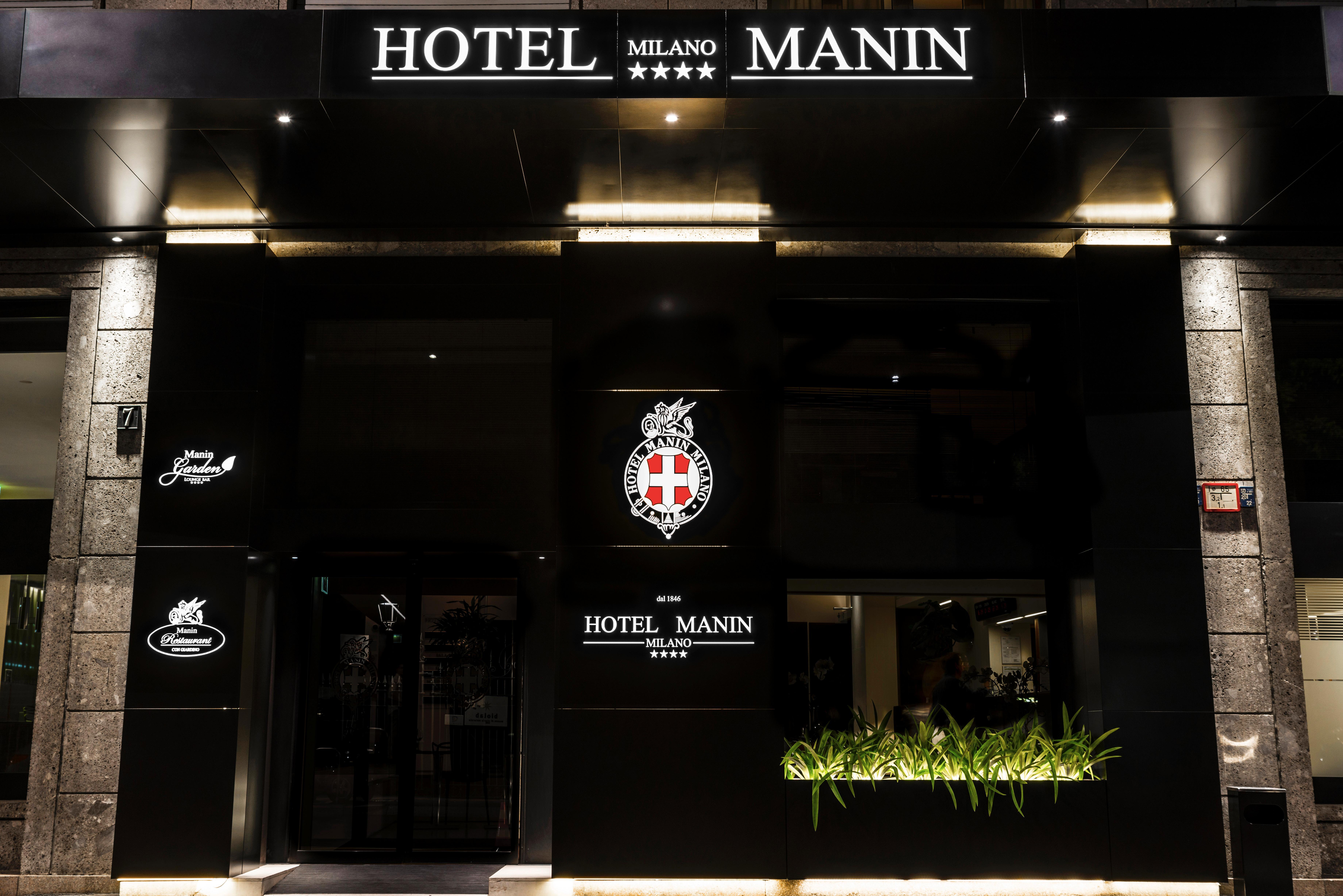 Hotel Manin Milánó Kültér fotó