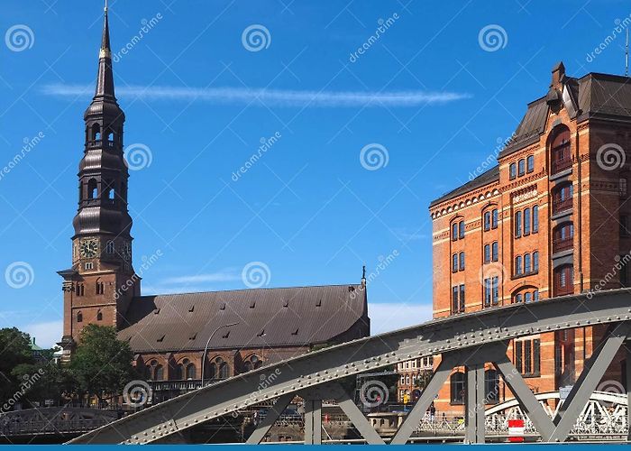 St. Katharinen Church St. Katharinen Church in Hamburg Speicherstadt in Germany Stock ... photo