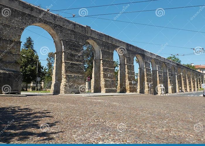 S. Sebastião Aqueduct Aqueduto De Sao Sebastiao Aqueduct in Coimbra. Stock Photo - Image ... photo