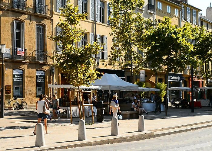Cours Mirabeau Cours Mirabeau, Aix en Provence, France,... | Stock Video | Pond5 photo