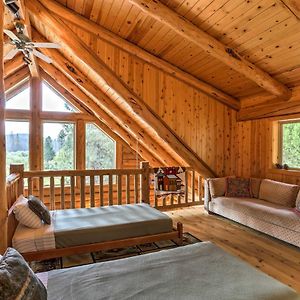 Log Home On 40 Private Acres By Mt Shasta Ski Park McCloud Exterior photo